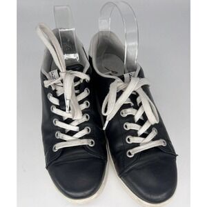 ED Ellen Degeneres Womens US Size 8.5 Chapala Sneaker Black Leather 38.5 EUR